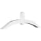 Ekena Millwork Archdale Architectural Grade PVC Gable Bracket, 96"W x 28"H x 6"D x 6"F, 7/12 Pitch GBP096X28X0606ARC00 - alternate 1